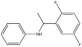 N-[1-(2,5-difluorophenyl)ethyl]aniline 구조식 이미지