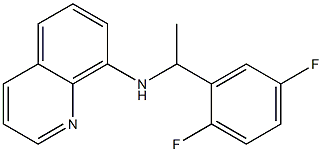 N-[1-(2,5-difluorophenyl)ethyl]quinolin-8-amine Structure