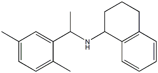 N-[1-(2,5-dimethylphenyl)ethyl]-1,2,3,4-tetrahydronaphthalen-1-amine Structure