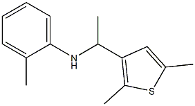 N-[1-(2,5-dimethylthiophen-3-yl)ethyl]-2-methylaniline 구조식 이미지