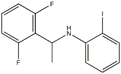 N-[1-(2,6-difluorophenyl)ethyl]-2-iodoaniline Structure