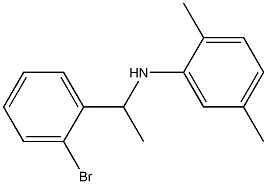 N-[1-(2-bromophenyl)ethyl]-2,5-dimethylaniline 구조식 이미지