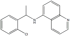 N-[1-(2-chlorophenyl)ethyl]quinolin-5-amine Structure