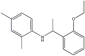 N-[1-(2-ethoxyphenyl)ethyl]-2,4-dimethylaniline Structure