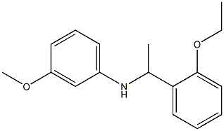 N-[1-(2-ethoxyphenyl)ethyl]-3-methoxyaniline 구조식 이미지