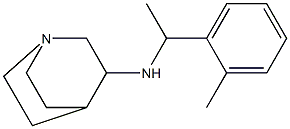 N-[1-(2-methylphenyl)ethyl]-1-azabicyclo[2.2.2]octan-3-amine 구조식 이미지