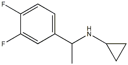 N-[1-(3,4-difluorophenyl)ethyl]cyclopropanamine 구조식 이미지