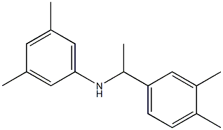 N-[1-(3,4-dimethylphenyl)ethyl]-3,5-dimethylaniline 구조식 이미지