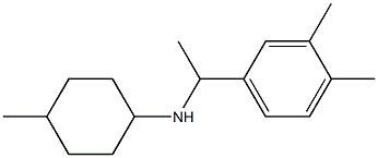 N-[1-(3,4-dimethylphenyl)ethyl]-4-methylcyclohexan-1-amine 구조식 이미지