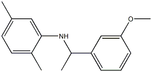 N-[1-(3-methoxyphenyl)ethyl]-2,5-dimethylaniline 구조식 이미지