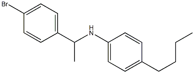 N-[1-(4-bromophenyl)ethyl]-4-butylaniline 구조식 이미지