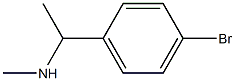 N-[1-(4-bromophenyl)ethyl]-N-methylamine Structure