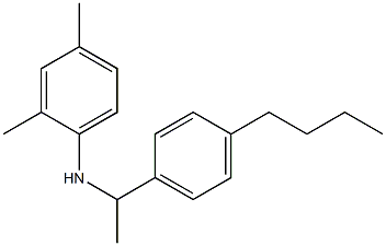 N-[1-(4-butylphenyl)ethyl]-2,4-dimethylaniline Structure