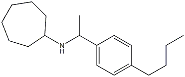 N-[1-(4-butylphenyl)ethyl]cycloheptanamine 구조식 이미지