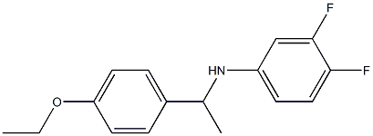 N-[1-(4-ethoxyphenyl)ethyl]-3,4-difluoroaniline 구조식 이미지