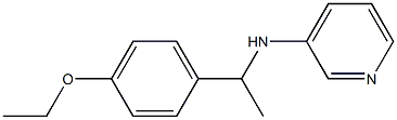N-[1-(4-ethoxyphenyl)ethyl]pyridin-3-amine Structure
