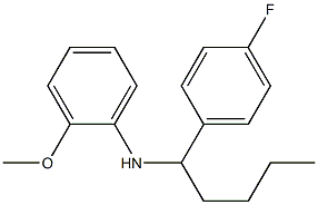 N-[1-(4-fluorophenyl)pentyl]-2-methoxyaniline Structure