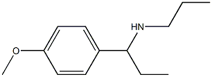 N-[1-(4-methoxyphenyl)propyl]-N-propylamine Structure