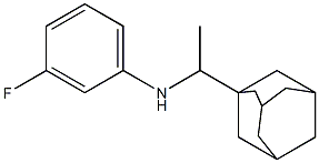 N-[1-(adamantan-1-yl)ethyl]-3-fluoroaniline 구조식 이미지