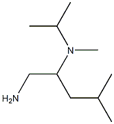 N-[1-(aminomethyl)-3-methylbutyl]-N-isopropyl-N-methylamine 구조식 이미지