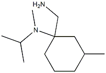 N-[1-(aminomethyl)-3-methylcyclohexyl]-N-isopropyl-N-methylamine 구조식 이미지