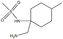 N-[1-(aminomethyl)-4-methylcyclohexyl]methanesulfonamide 구조식 이미지