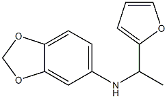 N-[1-(furan-2-yl)ethyl]-2H-1,3-benzodioxol-5-amine 구조식 이미지