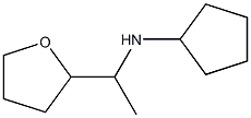 N-[1-(oxolan-2-yl)ethyl]cyclopentanamine Structure