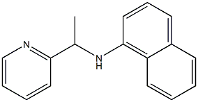 N-[1-(pyridin-2-yl)ethyl]naphthalen-1-amine Structure