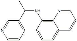 N-[1-(pyridin-3-yl)ethyl]quinolin-8-amine Structure