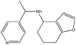 N-[1-(pyridin-4-yl)ethyl]-4,5,6,7-tetrahydro-1-benzofuran-4-amine 구조식 이미지