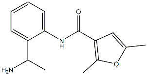 N-[2-(1-aminoethyl)phenyl]-2,5-dimethyl-3-furamide Structure