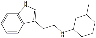 N-[2-(1H-indol-3-yl)ethyl]-3-methylcyclohexan-1-amine Structure