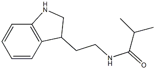 N-[2-(2,3-dihydro-1H-indol-3-yl)ethyl]-2-methylpropanamide 구조식 이미지