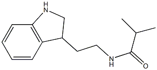 N-[2-(2,3-dihydro-1H-indol-3-yl)ethyl]-2-methylpropanamide Structure