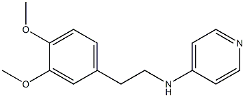 N-[2-(3,4-dimethoxyphenyl)ethyl]pyridin-4-amine 구조식 이미지