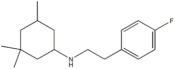 N-[2-(4-fluorophenyl)ethyl]-3,3,5-trimethylcyclohexan-1-amine Structure