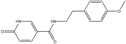 N-[2-(4-methoxyphenyl)ethyl]-6-oxo-1,6-dihydropyridine-3-carboxamide Structure