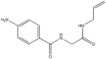 N-[2-(allylamino)-2-oxoethyl]-4-aminobenzamide Structure