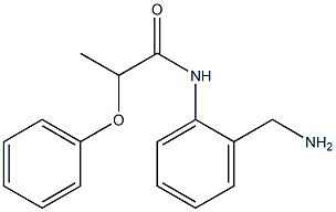 N-[2-(aminomethyl)phenyl]-2-phenoxypropanamide Structure