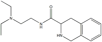 N-[2-(diethylamino)ethyl]-1,2,3,4-tetrahydroisoquinoline-3-carboxamide 구조식 이미지