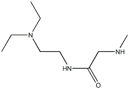 N-[2-(diethylamino)ethyl]-2-(methylamino)acetamide 구조식 이미지