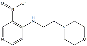 N-[2-(morpholin-4-yl)ethyl]-3-nitropyridin-4-amine 구조식 이미지