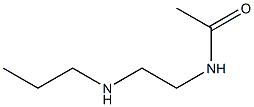 N-[2-(propylamino)ethyl]acetamide Structure