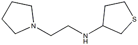 N-[2-(pyrrolidin-1-yl)ethyl]thiolan-3-amine 구조식 이미지