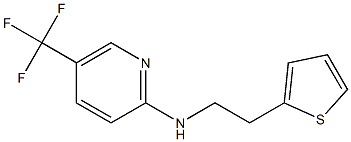 N-[2-(thiophen-2-yl)ethyl]-5-(trifluoromethyl)pyridin-2-amine Structure