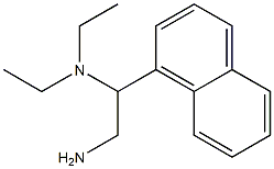 N-[2-amino-1-(1-naphthyl)ethyl]-N,N-diethylamine 구조식 이미지