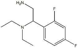 N-[2-amino-1-(2,4-difluorophenyl)ethyl]-N,N-diethylamine Structure