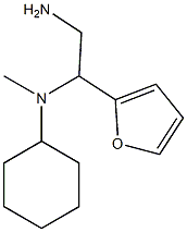 N-[2-amino-1-(2-furyl)ethyl]-N-cyclohexyl-N-methylamine 구조식 이미지