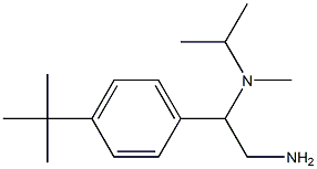 N-[2-amino-1-(4-tert-butylphenyl)ethyl]-N-isopropyl-N-methylamine 구조식 이미지